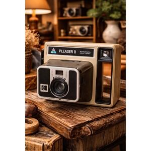 Kodak Pleaser II Kodamatic Instant Camera Vintage Film Camera Retro